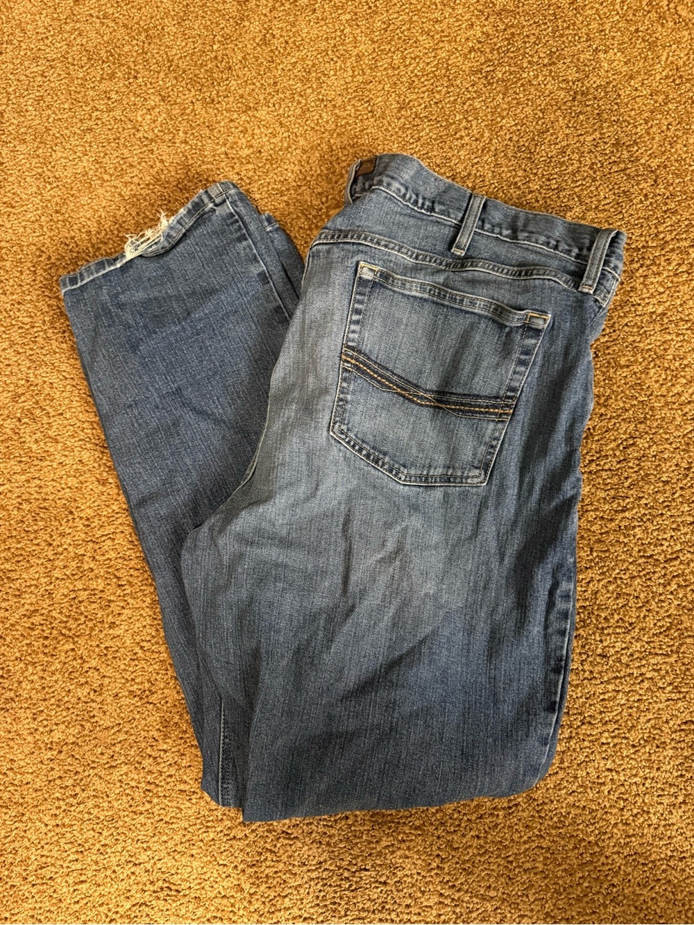 Men's Blue Denim Jeans. Ariat M4. 42/32